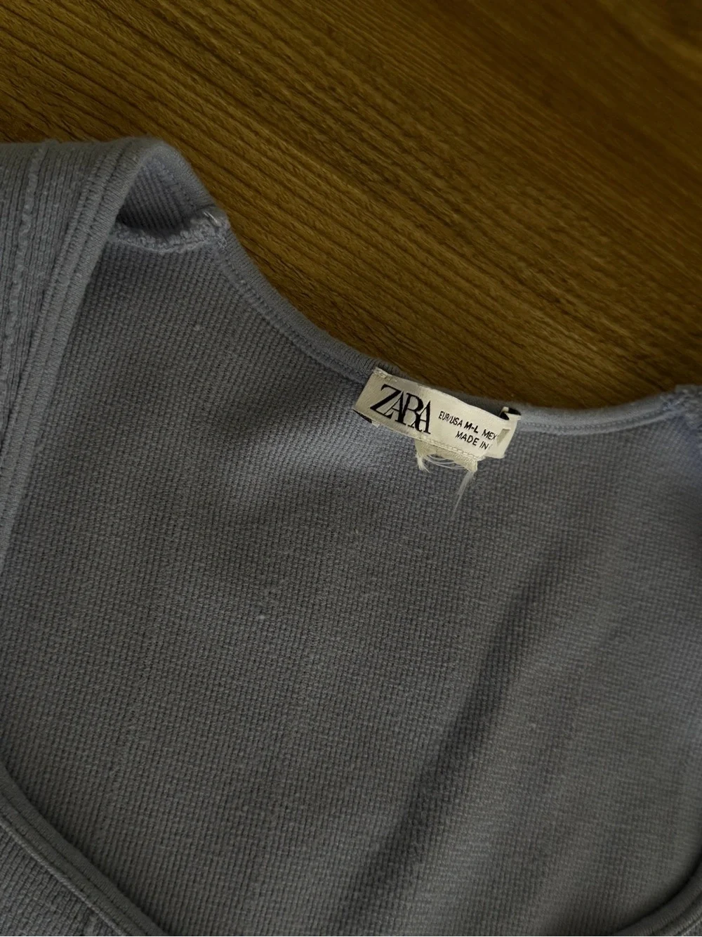 Zara Ribbed M-L Bodysuit - Picture 2 of 3